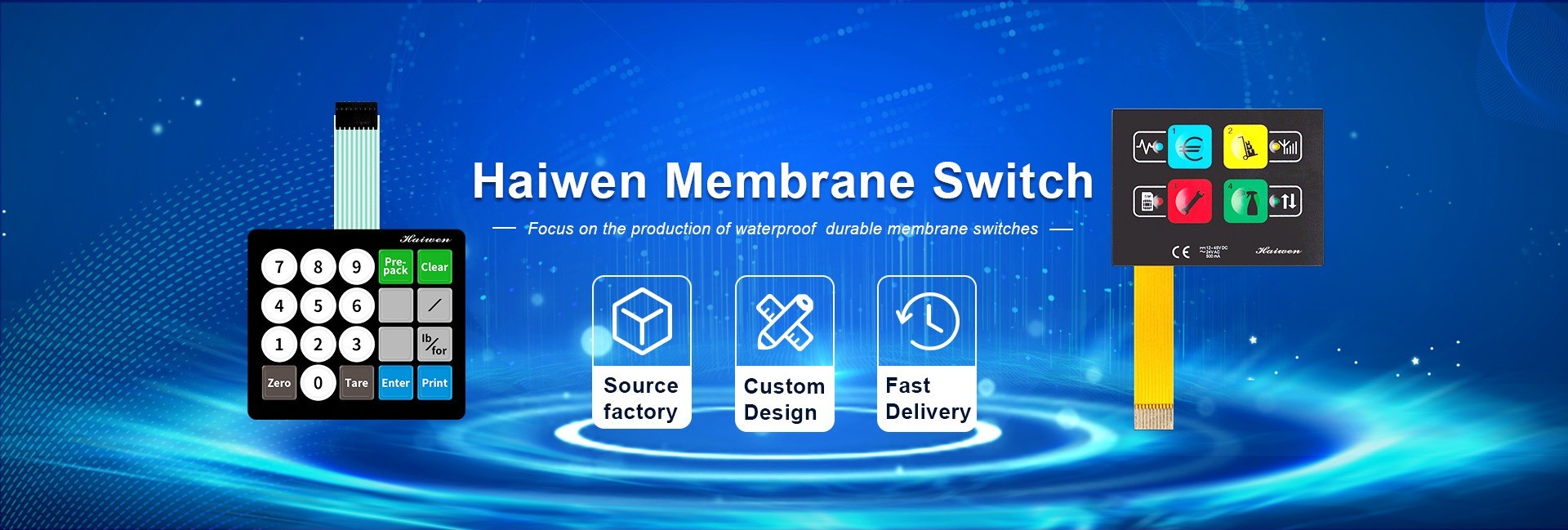 গুণ পিইটি সার্কিট মেমব্রেন সুইচ কারখানা